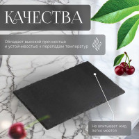 Блюдо из сланца PERFECTO LINEA 30x20 см, прямоугольное 28-001000
