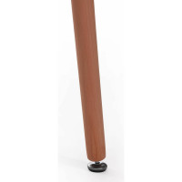 Стол Tetchair JOHN mod. T1003 МДФ, дерево, 80x80x75 см, Black/ Natural 15174