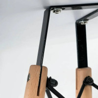 Стол Tetchair CINDY NEXT mod.80-MDF металл, мдф, бук, D70x75 см, белый/натуральный 15854