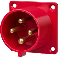 Вилка TDM ELECTRIC 624 скрытая 3Р+РЕ 32А 380В IP44 SQ0607-0005