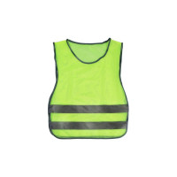 Детский жилет со светоотражающими полосами СИМАЛЕНД р. 30-34, 58x50 см, салатовый 7650505