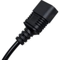 Кабель монитор - компьютер ExeGate UPS- устройство Power EC-1P IEC 3/0.75mm2, медь, черный, 10A,1.0м 280622