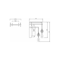 Настенный светильник MAYTONI (бра) Linn 1хE14x40 W MOD091WL-01CH