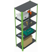 Стеллаж ООО Металекс Metalex AIR 2200x1000x600 5 полок SMAV221060