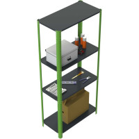 Стеллаж ООО Металекс Metalex AIR 2000x1000x500 4 полки SMAIV201050