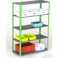 Стеллаж ООО Металекс Metalex AIR 1800x1600x300 5 полок SMAV181630