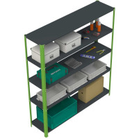 Стеллаж ООО Металекс Metalex AIR 2000x1600x500 5 полок SMAV201650