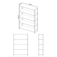 Стеллаж ООО Металекс Metalex AIR 2000x1400x300 5 полок SMAV201430