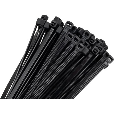 Нейлоновый хомут для стяжки On 3,6x150 мм, черный, 100 шт. 18-04-615