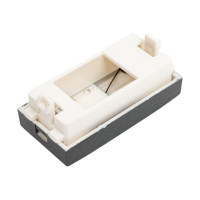 Накладка для телефонной/компьютерной розетки LK Studio RJ 45x22.5мм черный бархат LK45 853108-1