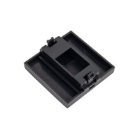 Накладка для телефонной/компьютерной розетки LK Studio RJ 45x45мм черный бархат LK45 853208-1
