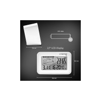 Цифровой будильник с метеостанцией TROTEC BZ01 3510205000