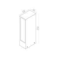 Уличный фонарь (столб) MAYTONI Hof O422FL-L6GF