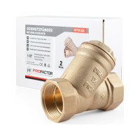 Фильтр PROFACTOR косой с отверстием для пломбы в/в 1 1/2" PF YS 224