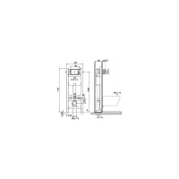 Инсталляция OLI Expert plus 400х1130х150 мм, механическая 721803