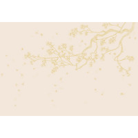 Фотообои ООО Ортограф Sakura branch gold 3.93x2.7 м OF_34326