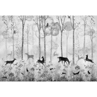 Фотообои ООО Ортограф Лесные олени 3.97x2.7 м OF_34511