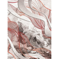 Фотообои ООО Ортограф Waves red с 2x2.7 м OF_33981