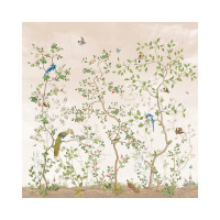 Фреска ООО Ортограф Blooming garden beige 3x3 м FX_33948