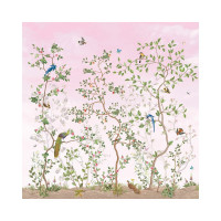 Фреска ООО Ортограф Blooming garden pink 3x3 м FX_33949