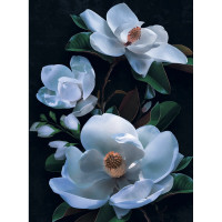 Фреска ООО Ортограф Magnolia macro blue 2x2.7 м FX_31654