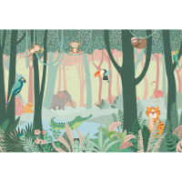 Фреска ООО Ортограф Жизнь в джунглях 4x2.7 м FX_34418