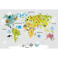 Фреска ООО Ортограф Детская карта 1 4x2.7 м FX_33739