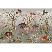 Фреска ООО Ортограф Naivety gray 4x2.7 м FX_33850