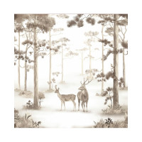 Фотообои ООО Ортограф Forest deer sepia 2.99x3 м OF_34092