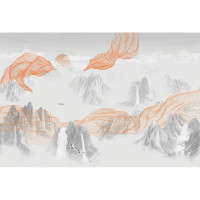 Фреска ООО Ортограф Горная абстракция 4x2.7 м FX_34566