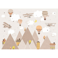 Фотообои ООО Ортограф Городок в горах 2 3.84x2.7 м OT-G_34398