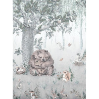 Фотообои ООО Ортограф Медведица и медвежонок 2 2x2.7 м OF_34353