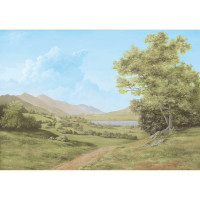 Фотообои ООО Ортограф Дерево у дороги 2 3.84x2.7 м OT-G_34434