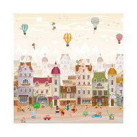 Фотообои ООО Ортограф Счастливый городок 2.99x3 м OF_34346