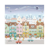 Фотообои ООО Ортограф Маленькая улица 3 2.99x3 м OF_34351