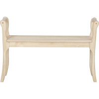 Скамья для прихожей с подлокотниками Мебелик массив каркас лак 7566