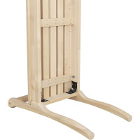 Скамья для прихожей с подлокотниками Мебелик массив каркас лак 7566