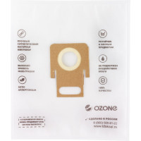 Мешки-пылесборники синтетические для пылесоса 5 шт + микрофильтр OZONE M-60