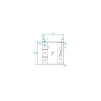 Зеркальный шкаф Style Line Венеция 750/С ЛС-00000263