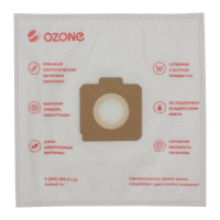 Мешки-пылесборники синтетические для пылесоса 4 шт OZONE M-33