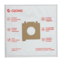 Мешки-пылесборники синтетические для пылесоса 12 шт + 2 микрофильтра OZONE XXL-34