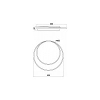 Потолочный светильник Freya 98 Вт FR10032CL-L98B