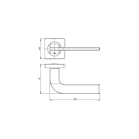 Раздельная ручка Ajax SPLINE JK BL-24 черный 44337