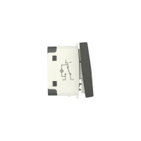 1-клавишный выключатель LK Studio с индикатором 45x45 (сх.1L) 16 A. 250 B черный бархат LK45 850908-1