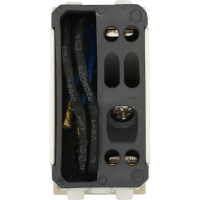 1-клавишный переключатель LK Studio с двух мест, с индикатором 45x22.5 (сх.6L) 16 A. 250 B, бежевый, LK45 850401-1