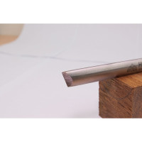 Токарный резец мейсель полукруглый 15 мм (Oval-chisel, skew) STUBAI 62150
