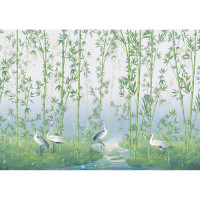 Фотообои ООО Ортограф Bamboo forest blue 3.71x2.7 м OT-G_33928