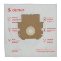Мешки-пылесборники синтетические для пылесоса 5 шт + микрофильтр OZONE M-64