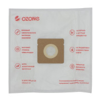 Мешки-пылесборники синтетические для пылесоса 5 шт + микрофильтр OZONE M-66