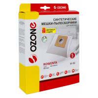 Мешки-пылесборники синтетические для пылесоса 5 шт + микрофильтр OZONE M-66
